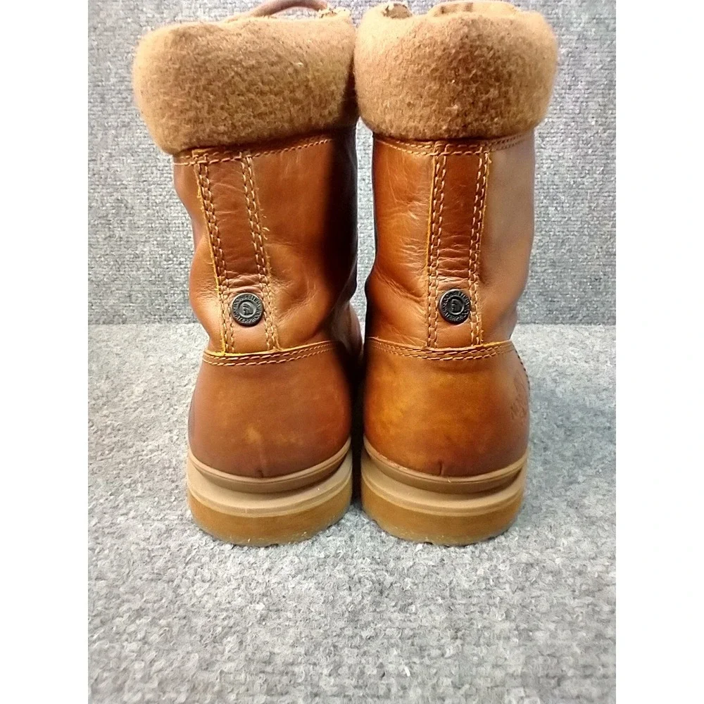 The North Face Bridgeton Mens 11 Brown Leather Work Boots PrimaLoft Primaloft